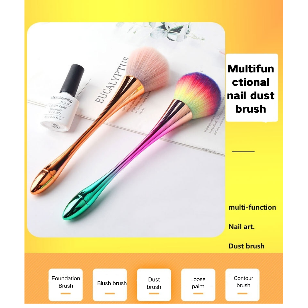 Nail Dust Removal Brush Long Handle - 1016