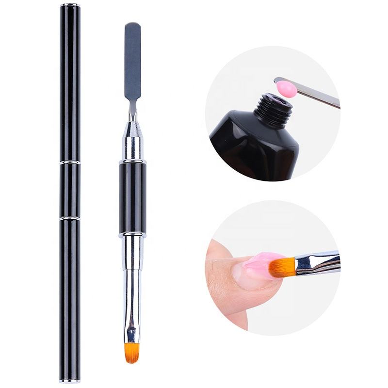 Professional Dual-Ended Gel Brush &amp; Mixing Spatula Tool 1018